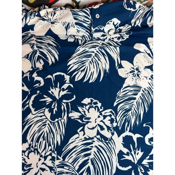 chubbies Light Weight Performance Golf Polo Hawaiian Print in Blue Men's XL - Picture 6 of 13